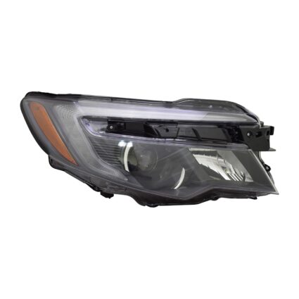 Headlight Assembly Composite Right LED w/Halogen High Beam w/Auto Dimming for Honda Passport Pilot Ridgeline
