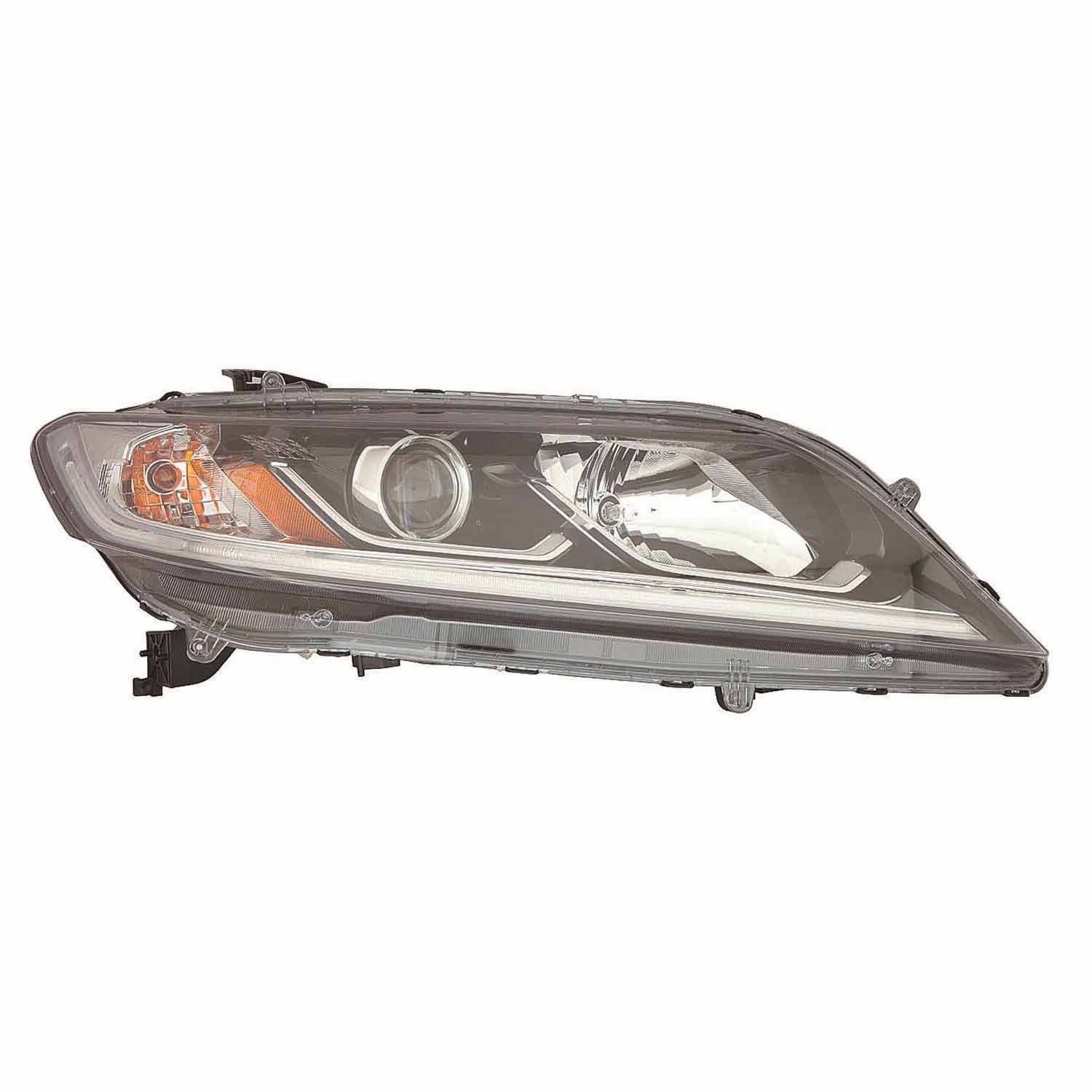 Headlight Assembly Composite Right Halogen for Honda Accord Coupe LX-S 2016–2017