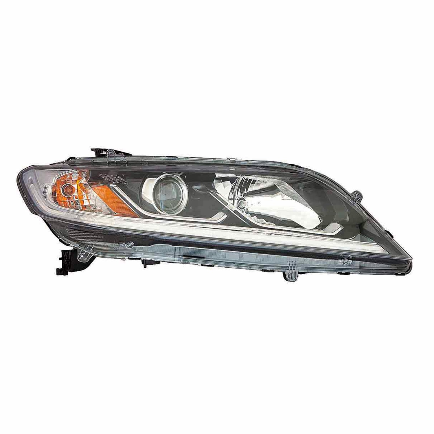 Headlight Assembly Composite Right Halogen CAPA for Honda Accord Coupe EX EX-L 2016–2017