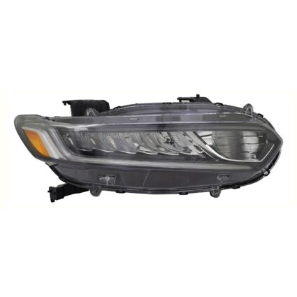 Headlight Assembly Composite Right Halogen High Beam CAPA for Honda Accord LX Sport Plus Sport EX EX-L Hybrid EX-L Hybrid EX Hybrid SE Sport SE 2018–2022