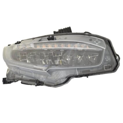 Headlight Assembly Composite Right LED for Honda Civic 2020–2021