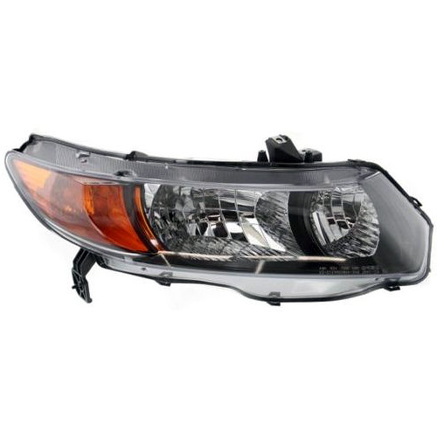 Headlight Lens Housing Right CAPA for Honda Civic Coupe 2006–2007