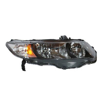 Headlight Lens Housing Right w/Clear Signal Lens for Honda Civic Coupe 2010–2011