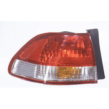 Tail Light Assembly Left Body Mounted w/o Bulbs or Sockets for Honda Accord Sedan 2001–2002