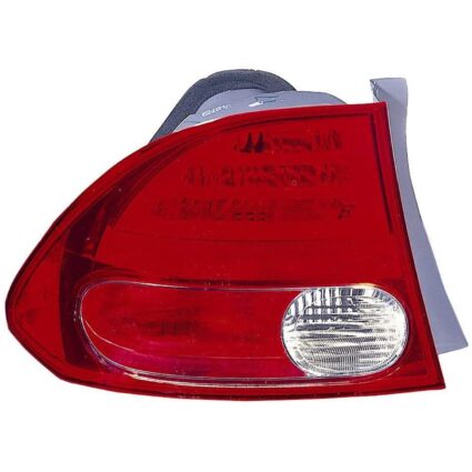 Tail Light Assembly Left On Body Lens/Housing CAPA for Honda Civic Hybrid 2006–2008