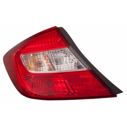 Tail Light Assembly Left CAPA for Honda Civic Sedan 2012