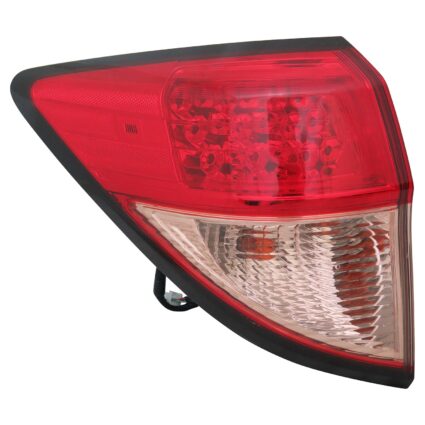 Tail Light Assembly Left Outer Includes Harness/Bulb/Socket CAPA for Honda HR-V 2016–2018