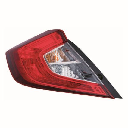 Tail Light Assembly Left Outer CAPA for Honda Civic Sedan 2016–2021