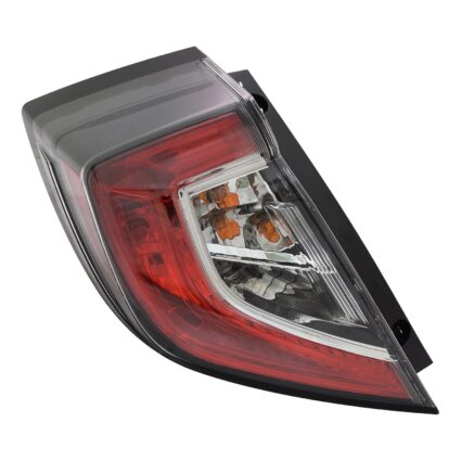 Tail Light Assembly Left Outer for Honda Civic Hatchback 2017–2021