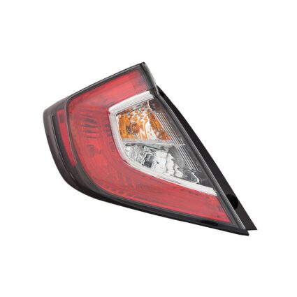 Tail Light Assembly Left Outer CAPA for Honda Civic Hatchback 2017–2021