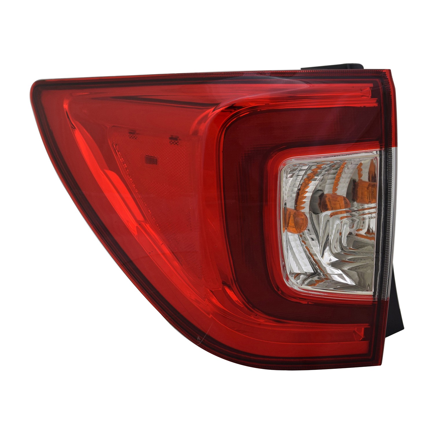 Tail Light Assembly Left Outer LED CAPA for Honda Pilot 2019–2022