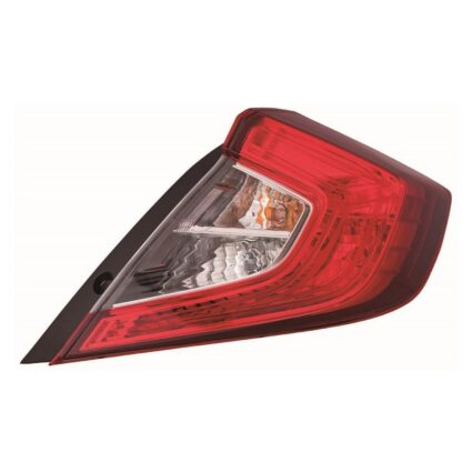 Tail Light Assembly Right Outer CAPA for Honda Civic Sedan 2016–2021
