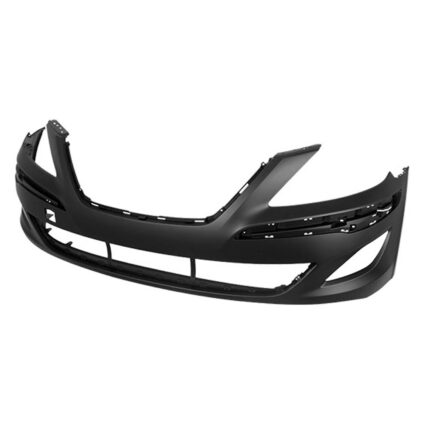 Bumper Cover Front w/o Park Assist System Primed CAPA for Hyundai Genesis Sedan 2012–2014