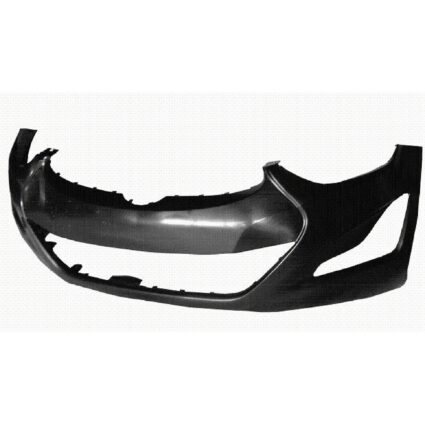 Bumper Cover Front Primed Korea Built CAPA for Hyundai Elantra Sedan 2014–2016
