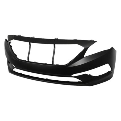 Bumper Cover Front Standard Type w/o Park Assist Primed for Hyundai Sonata GL Limited SE GLS Sport Sport Tech Premium 2015–2017