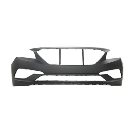 Bumper Cover Front Standard Type w/o Park Assist Primed CAPA for Hyundai Sonata GL Limited SE GLS Sport Sport Tech Premium 2015–2017