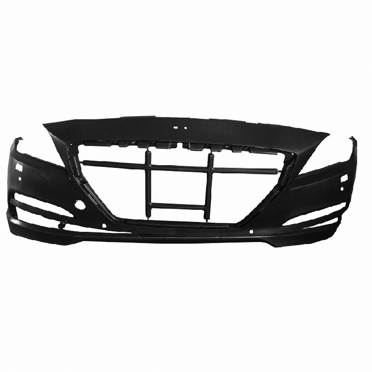 Bumper Cover Front w/Front Object Sensors Primed CAPA for Genesis G80 Hyundai Genesis