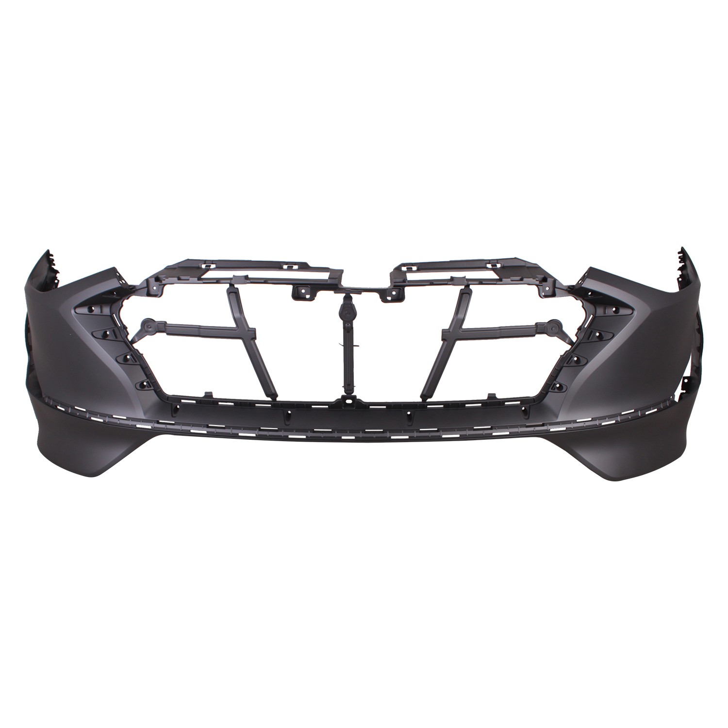 Bumper Cover Front w/o Park Assist Primed USA Built CAPA for Hyundai Sonata Preferred SE 2020–2022