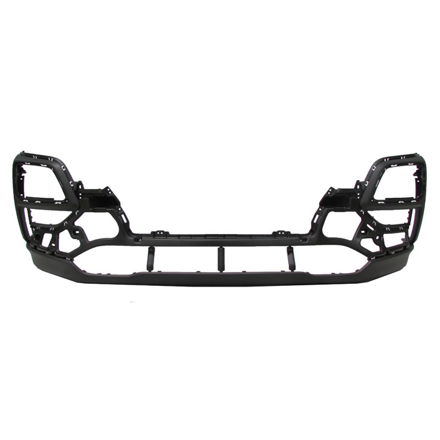 Bumper Cover Front Lower w/o Fog Lamps Textured Black for Hyundai Kona Luxury Preferred SE Essential SEL 2018–2021