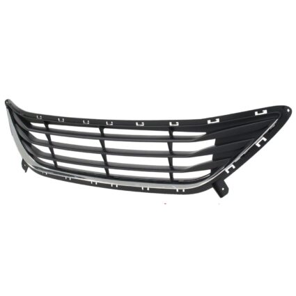 Bumper Cover Grille Front w/o Chrome Trim USA Built CAPA for Hyundai Elantra Sedan 2011–2013