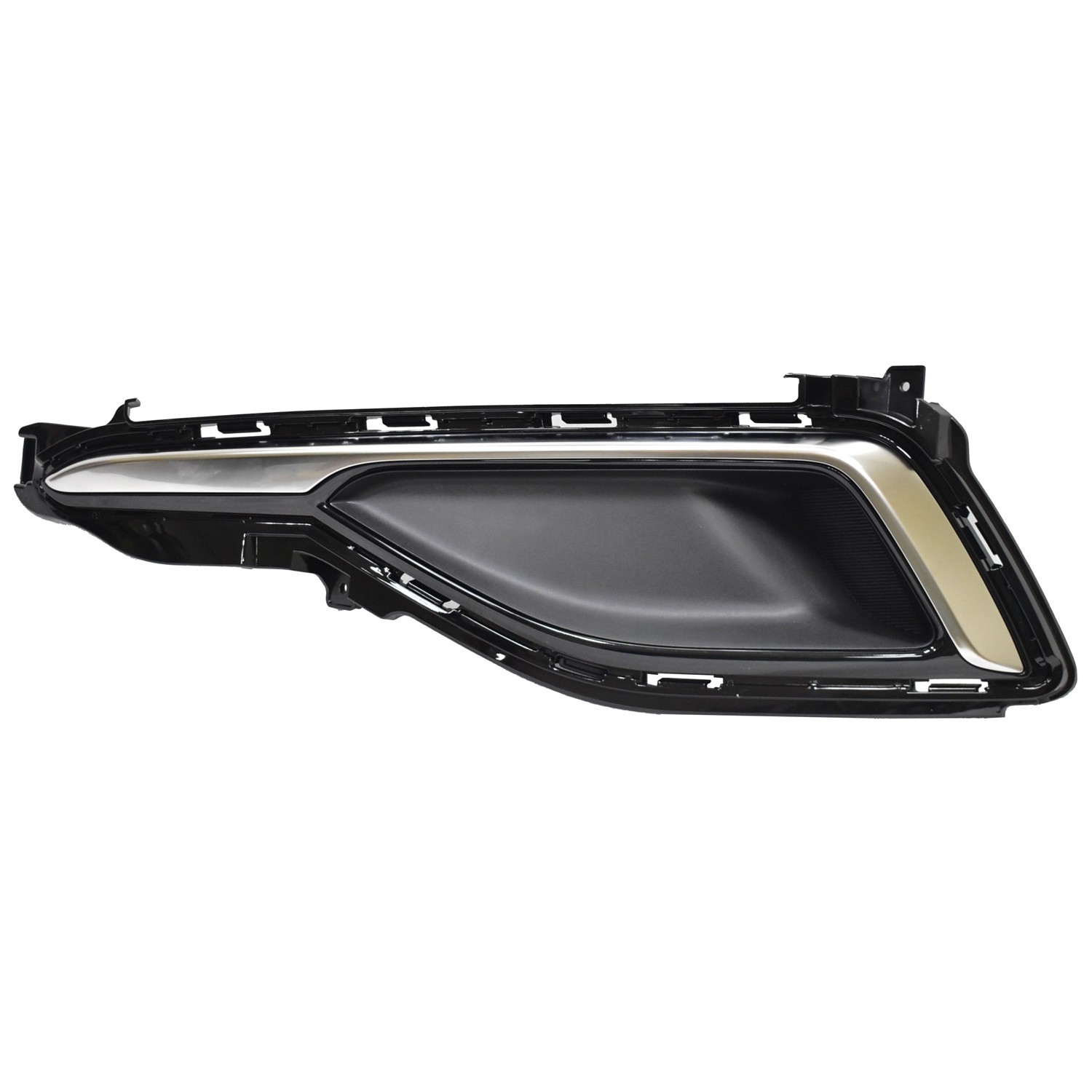 Bumper Insert Front Left Standard Bumper w/o Daytime Running Lamps Fog Lamp Opening Cover for Hyundai Sonata 2015–2017