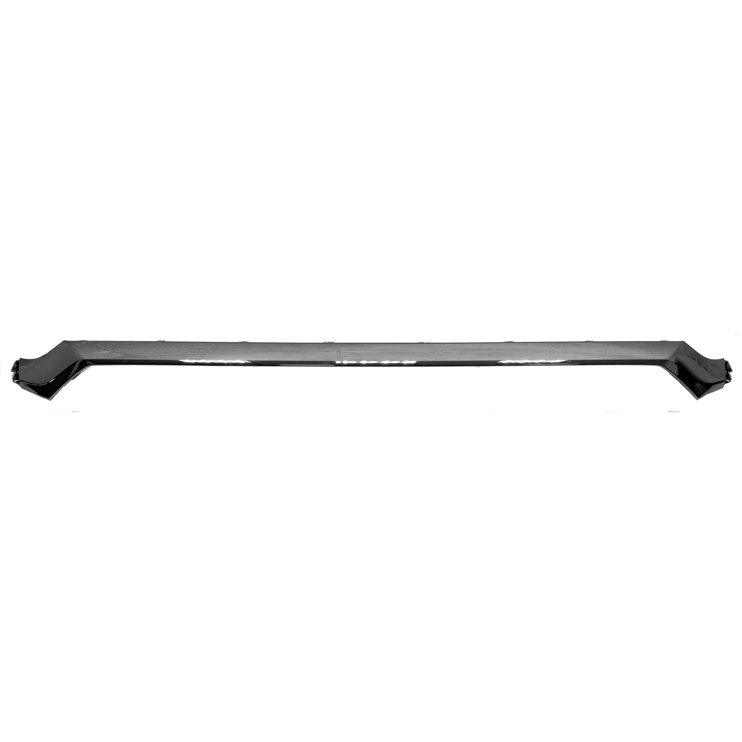 Bumper Cover Molding Front Center Upper Garnish Dark Chrome for Hyundai Santa Fe 2019–2020