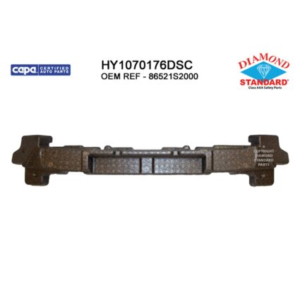 Bumper Impact Absorber Front CAPA for Hyundai Santa Fe 2019–2020