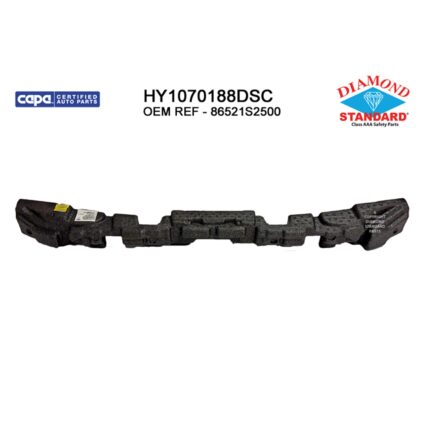 Bumper Impact Absorber Front CAPA for Hyundai Santa Fe Limited Preferred SE Essential Calligraphy Ultimate Calligraphy SEL Urban Limited Tech XRT GLS Hybrid Limited Hybrid SEL Premium GLS Premium Hybrid Blue 2021–2023