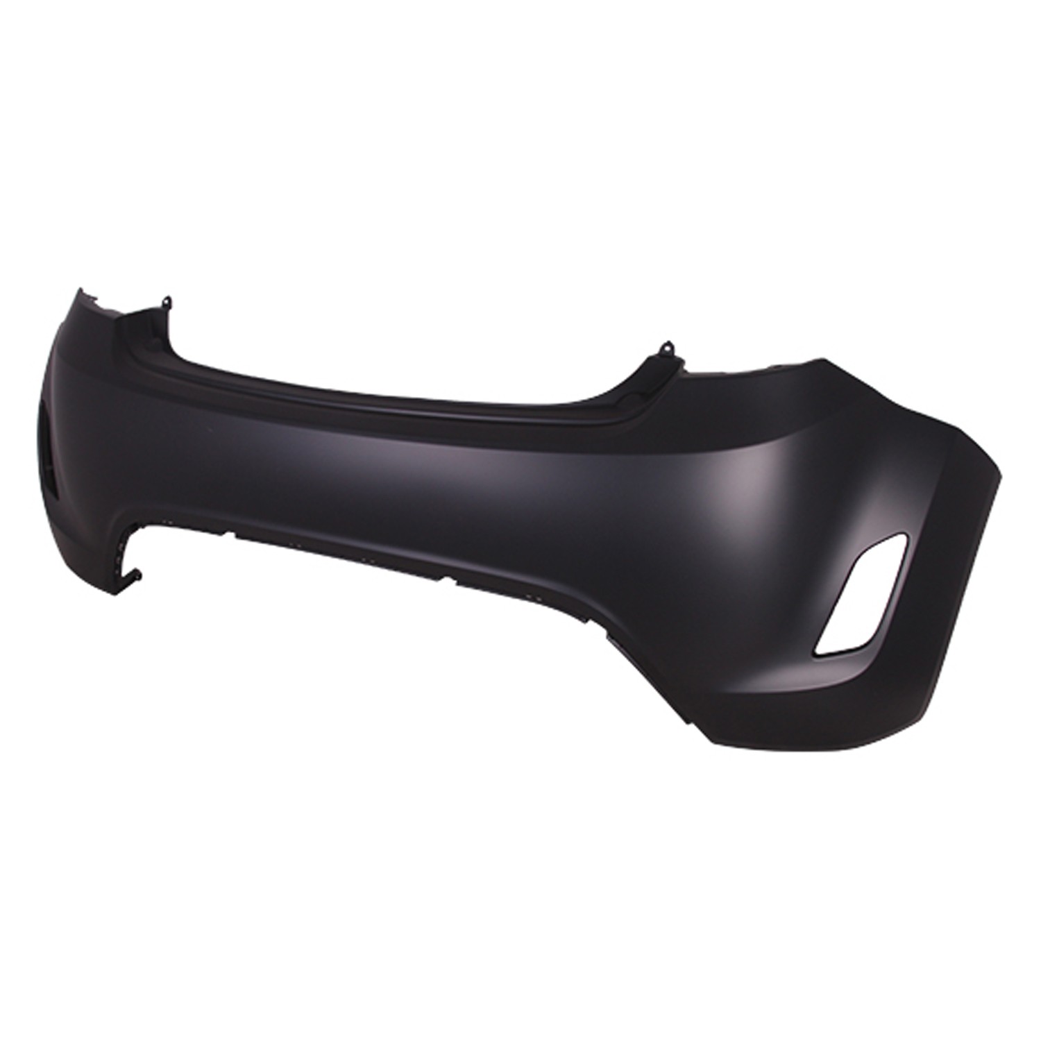 Bumper Cover Rear w/o Rear Object Sensors Primed for Hyundai Veloster 2012–2017