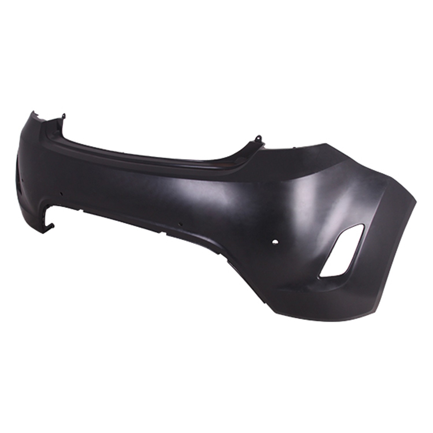 Bumper Cover Rear w/Rear Object Sensors Primed CAPA for Hyundai Veloster 2012–2017