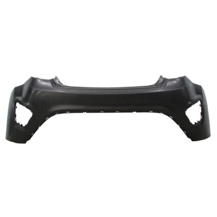 Bumper Cover Rear w/o Rear Object Sensors Primed for Hyundai Veloster 2013–2017