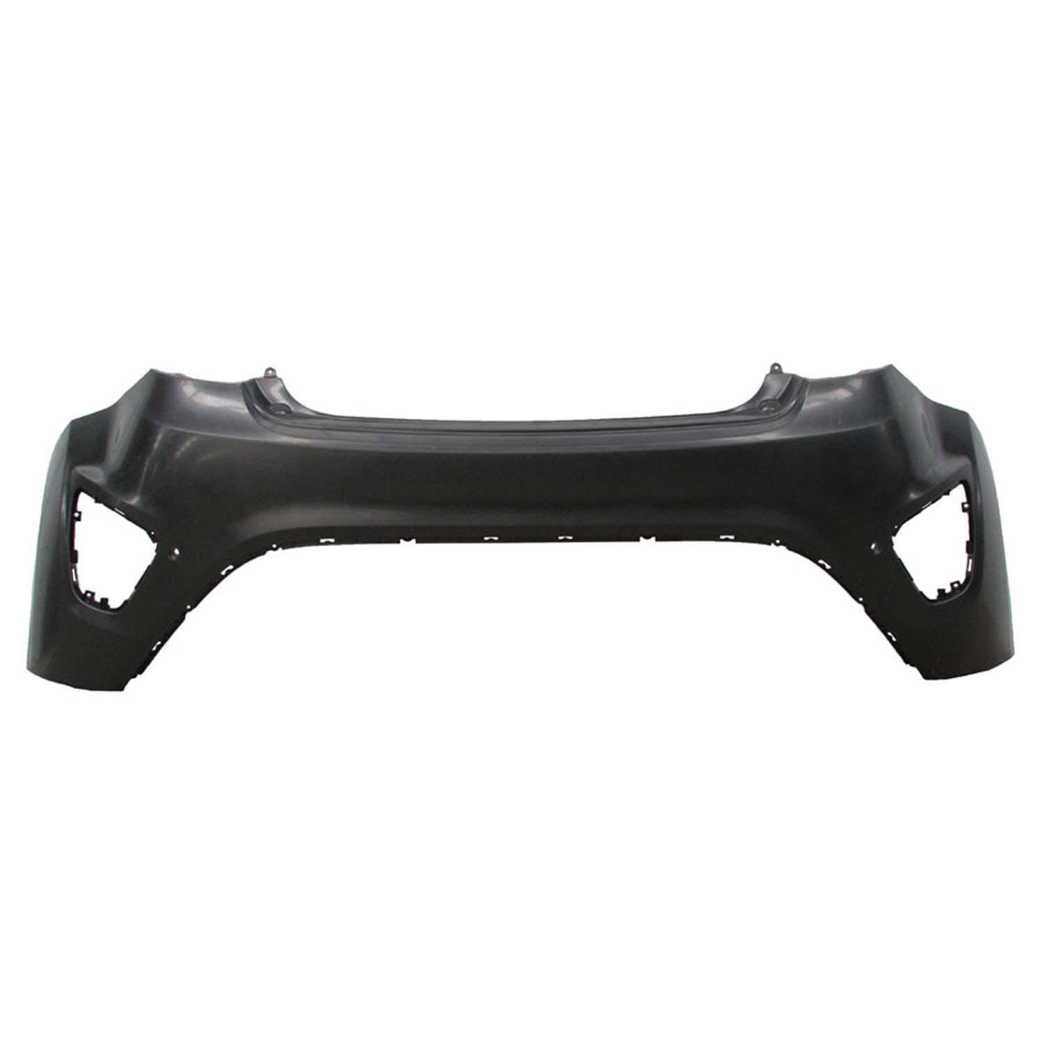 Bumper Cover Rear w/Rear Object Sensors Primed CAPA for Hyundai Veloster 2013–2017