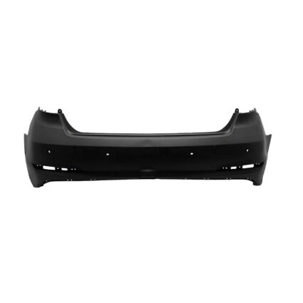 Bumper Cover Rear w/Rear Object Sensors Primed CAPA for Hyundai Sonata GL Limited SE GLS Sport Premium Eco Sport 2.0T Ultimate 2.0T Limited 2.0T Sport Tech 2015–2017