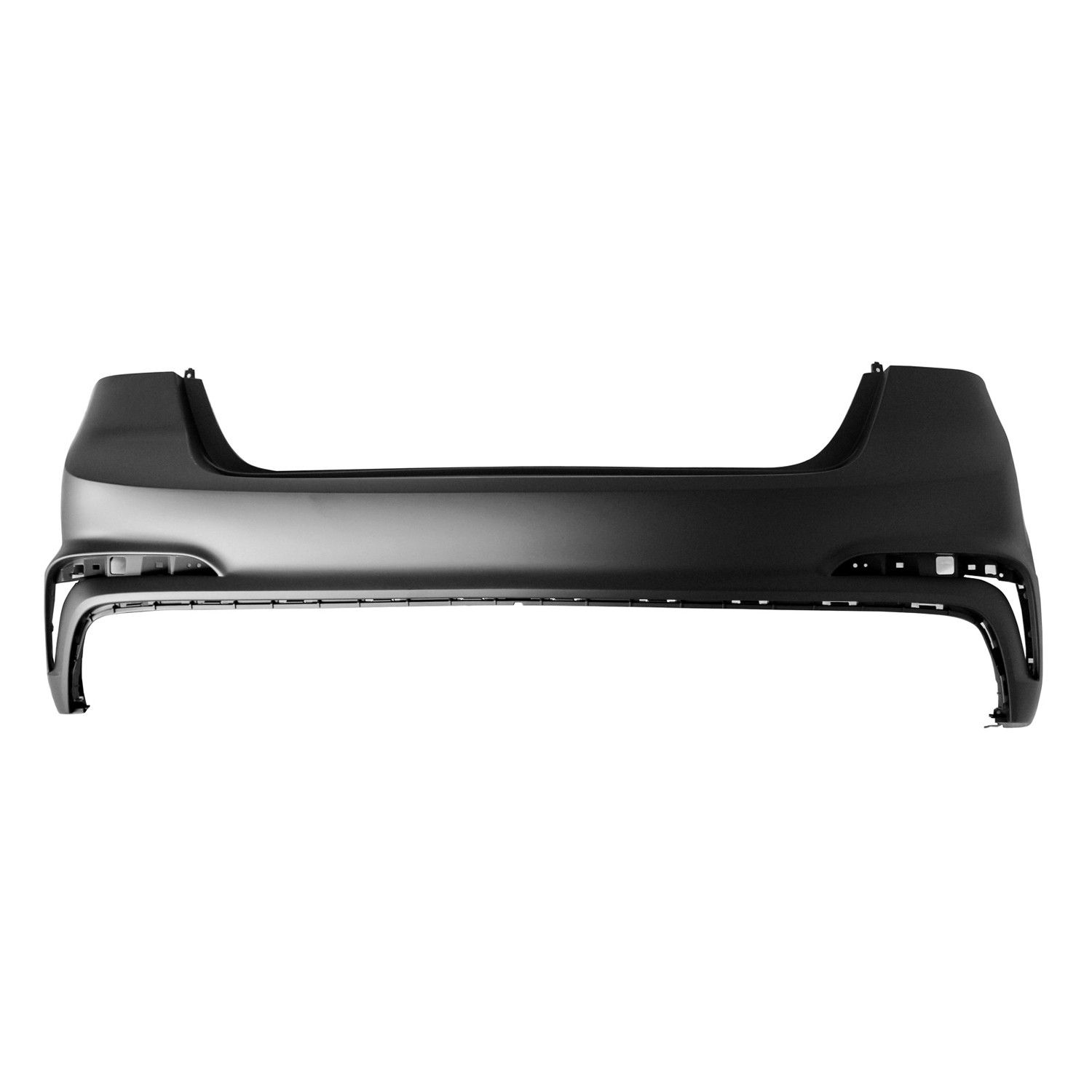 Bumper Cover Rear w/o Parking Sensors Primed CAPA for Hyundai Elantra Sedan Sport Sport Tech 2017–2018