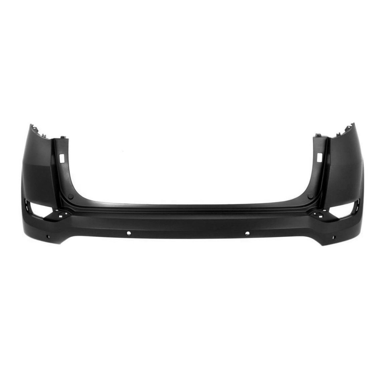 Bumper Cover Rear Upper w/Parking Sensors w/Park Assist Primed CAPA for Hyundai Tucson 2016–2018