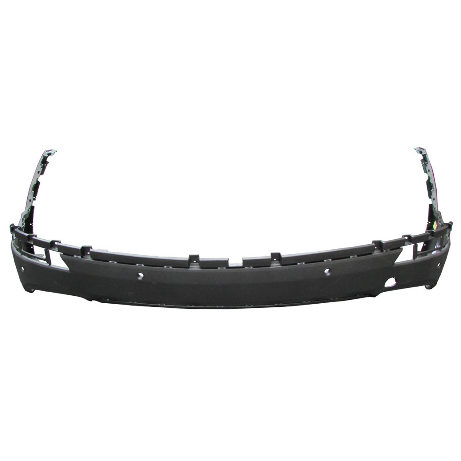 Bumper Cover Rear Lower w/Parking Sensors Textured CAPA for Hyundai Santa Fe 2013–2016