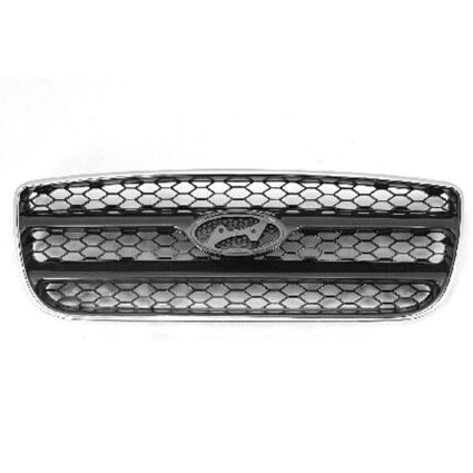 Grille Assembly Chrome Outer Ring CAPA for Hyundai Santa Fe GL SE GLS 2007–2009