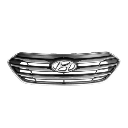 Grille Assembly w/o Front View Camera for Hyundai Santa Fe Sport 2017–2018