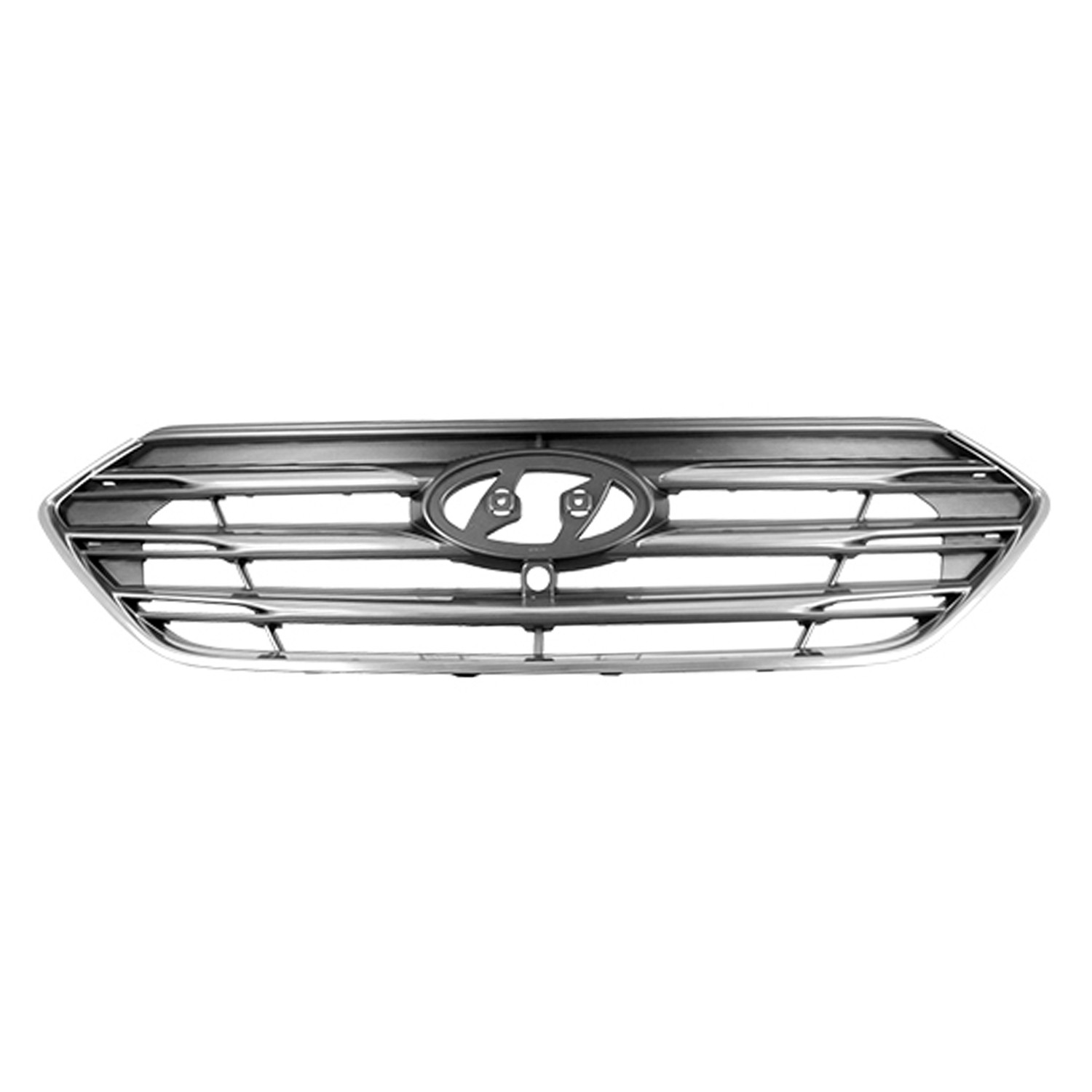 Grille Assembly w/Front View Camera for Hyundai Santa Fe Sport 2017–2018