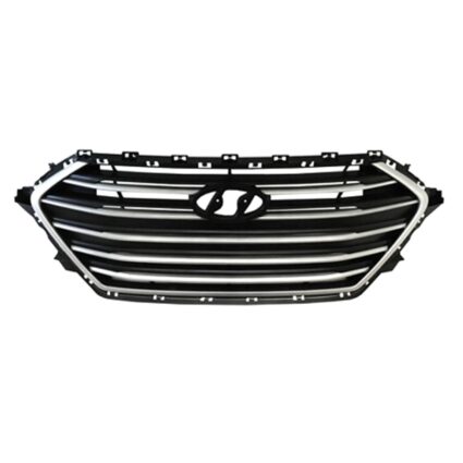 Grille Assembly Silver Korea Built for Hyundai Elantra Sedan 2017–2018
