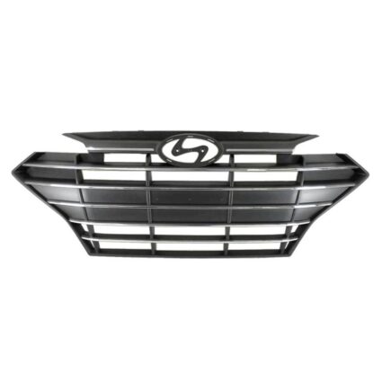 Grille Assembly w/o Intelligent Cruise Control USA Built CAPA for Hyundai Elantra Sedan 2019–2020
