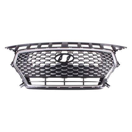 Grille Assembly w/o Intelligent Cruise Control CAPA for Hyundai Elantra GT 2018–2020