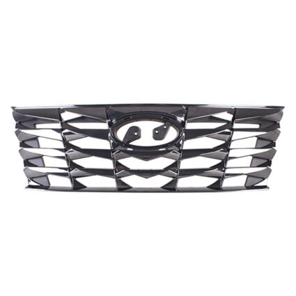 Grille Assembly Dark Chrome for Hyundai Tucson Luxury Hybrid Luxury Plug-In Hybrid Preferred SEL 2022–2024