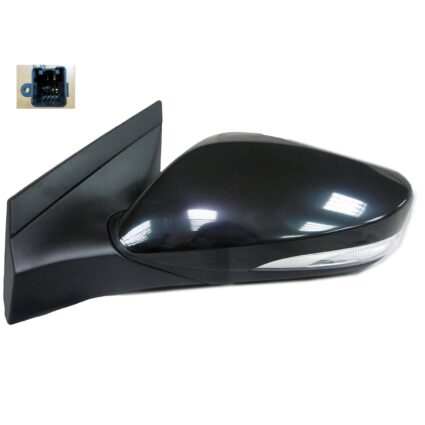 Door Mirror Assembly Left Power Non-Heated w/Signal Lamps for Hyundai Accent 2012–2016
