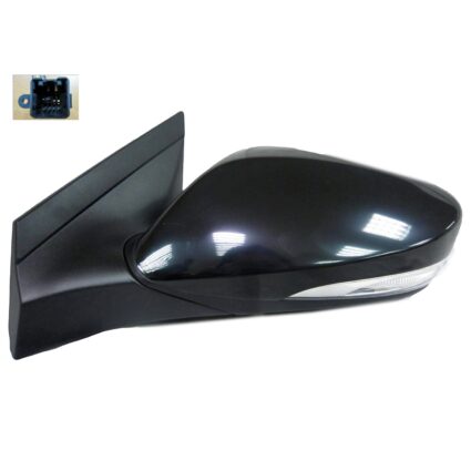 Door Mirror Assembly Left Power Heated w/Signal Lamps for Hyundai Accent 2012–2017