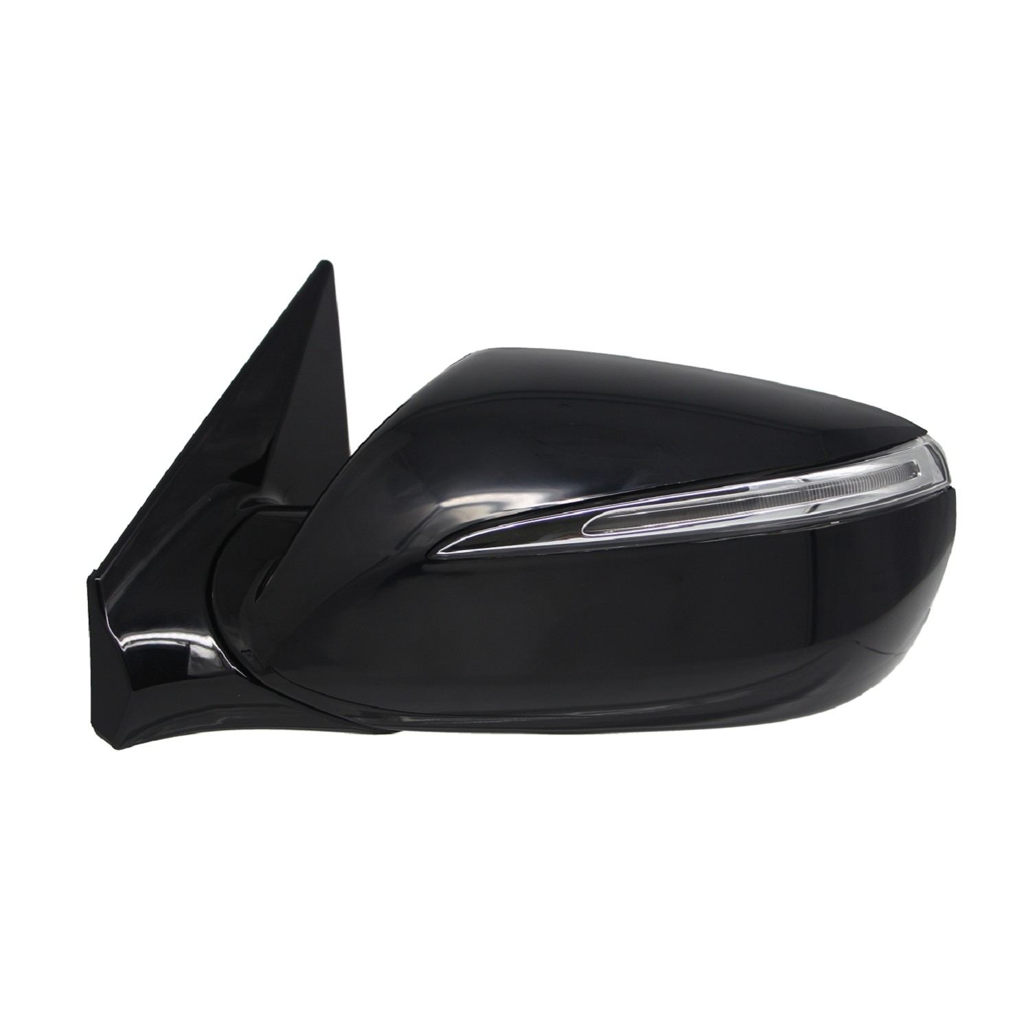 Door Mirror Assembly Left Heated w/Signal Lamp w/Blind Spot Detection w/o S/V Camera w/Memory for Hyundai Santa Fe Sport 2013–2016