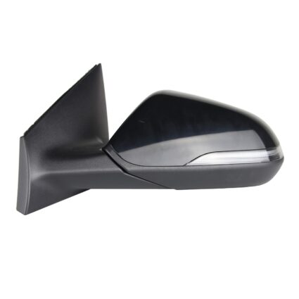 Door Mirror Assembly Left Heated w/Blind Spot Detection w/o Memory w/Signal Lamp Matte Black for Hyundai Sonata 2018–2019