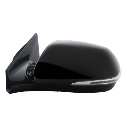 Door Mirror Assembly Left Heated w/Signal Lamp w/Blind Spot Detection w/o Memory for Hyundai Santa Fe 2013–2016