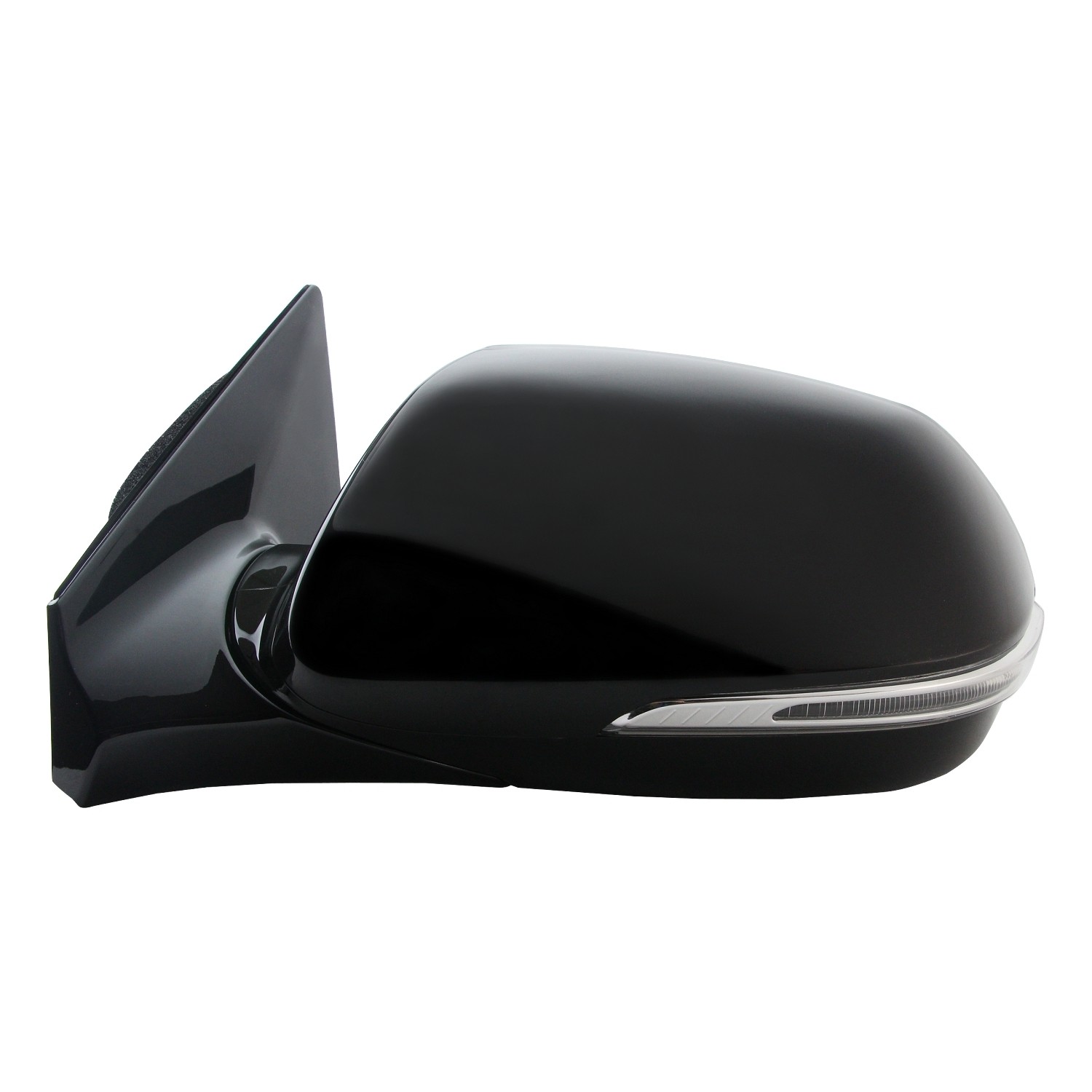 Door Mirror Assembly Left Heated w/Signal Lamp w/Blind Spot Detection w/o Memory for Hyundai Santa Fe 2013–2016