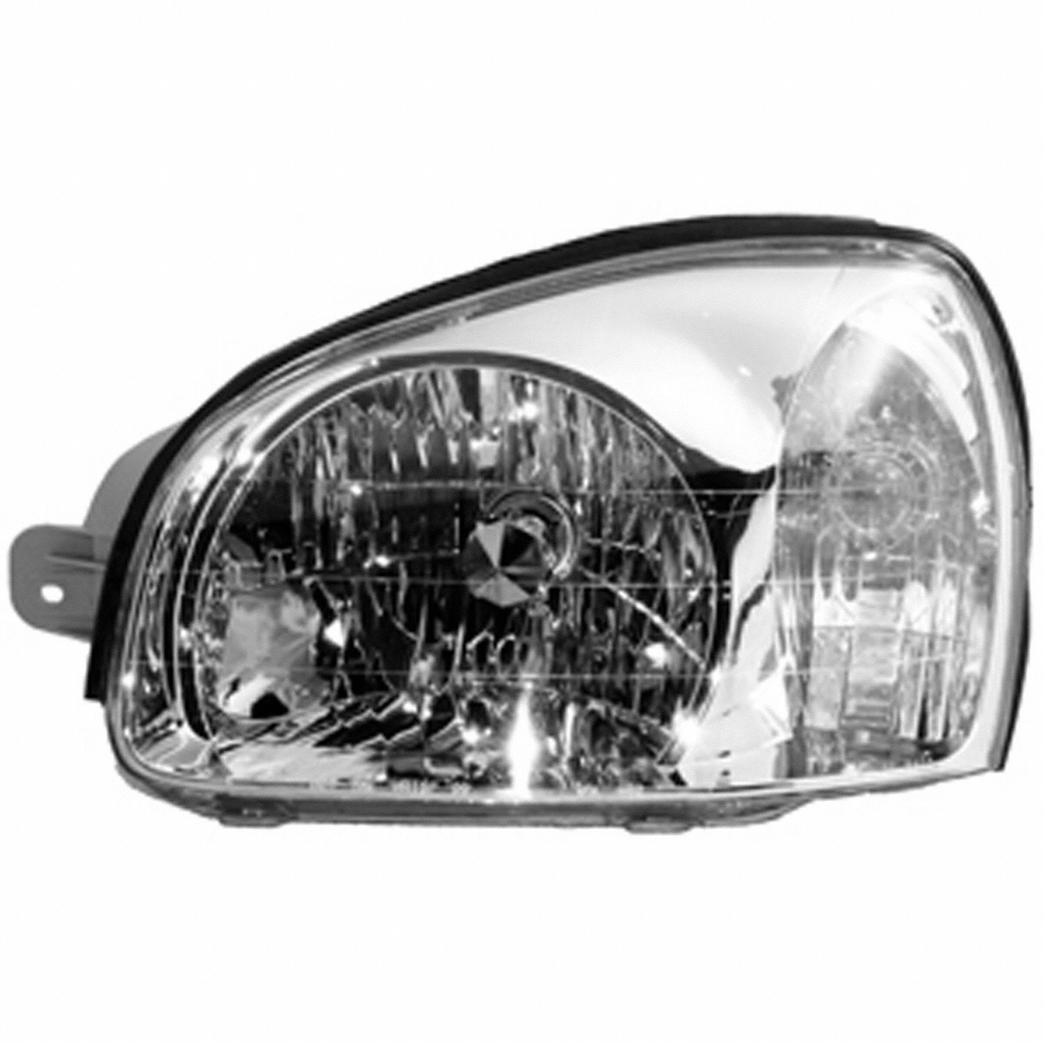 Headlight Assembly Composite Left Includes Park/Signal Lamps To 3/3/03 for Hyundai Santa Fe 2001–2003